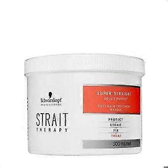 Maska wygładzająca po użyciu - Schwarzkopf - Strait Therapy - 500 ml - Zdrowe włosy - Jedwabisty połysk