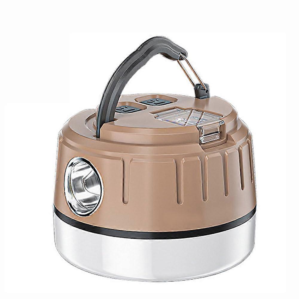 Rechargeable LED Camping Lantern Waterproof with Hook for Hiking Backpack and Tent Lighting