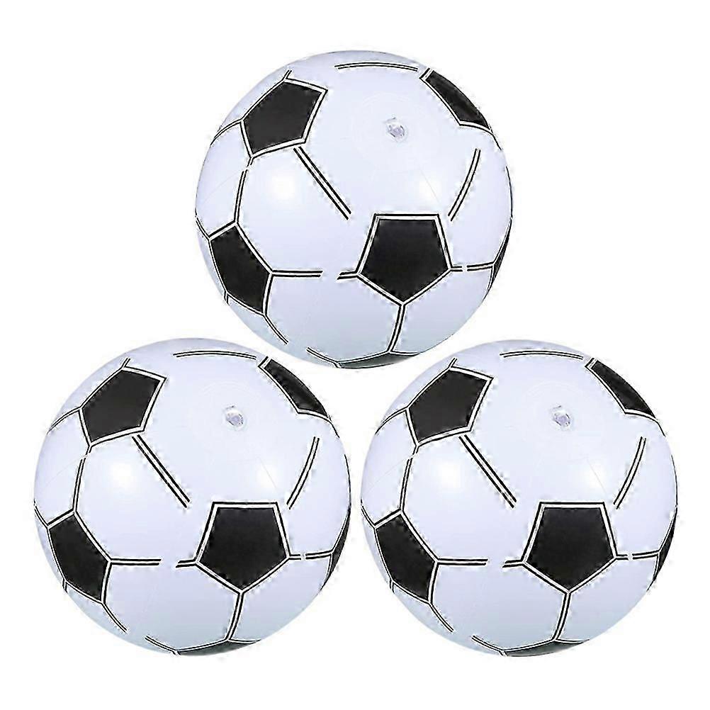 3pcs Inflatable Beach Soccer Balls for Pool Party Games