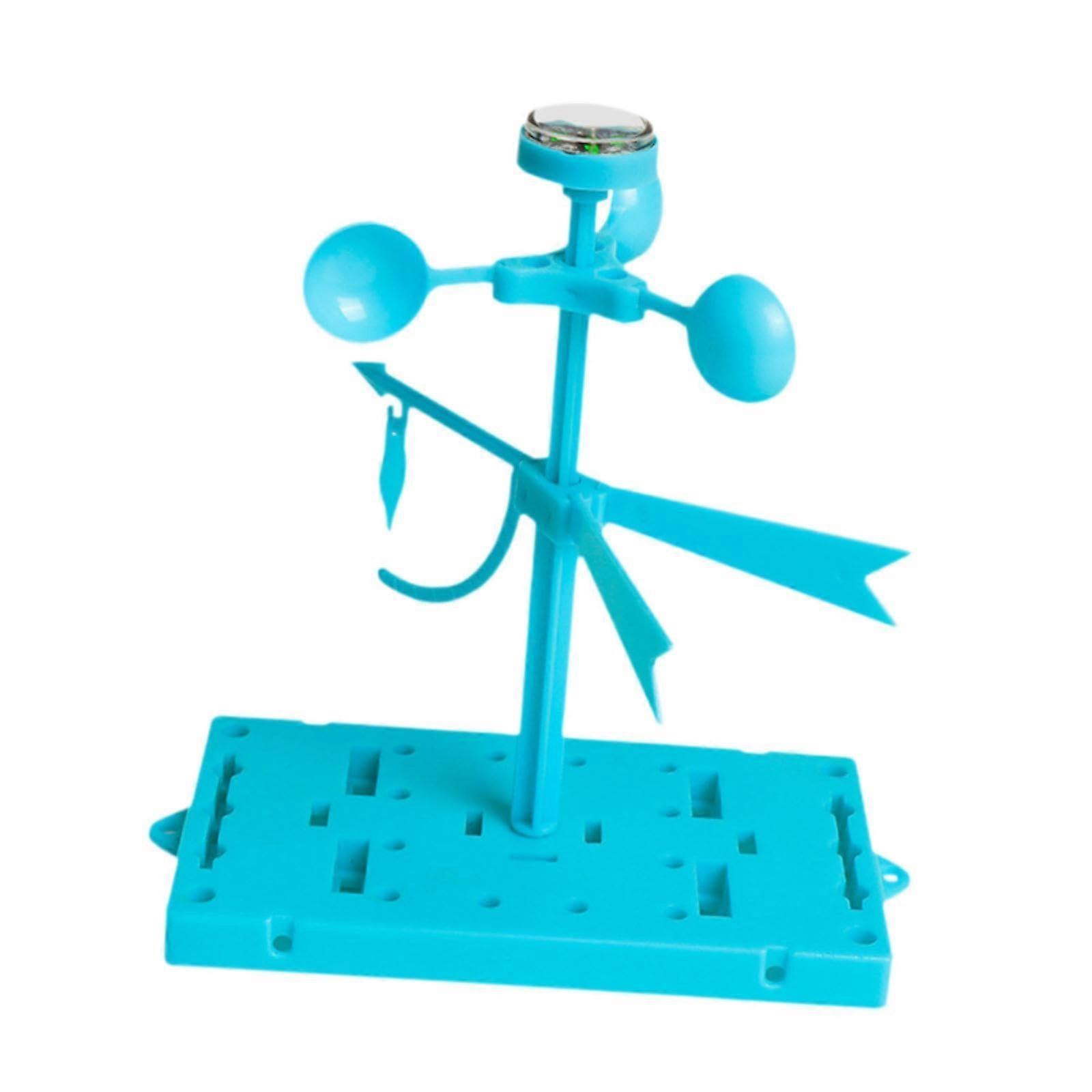 STEM Wind Vane Kit DIY Assembly Educational Weather Science Toy for Kids Classroom Learning