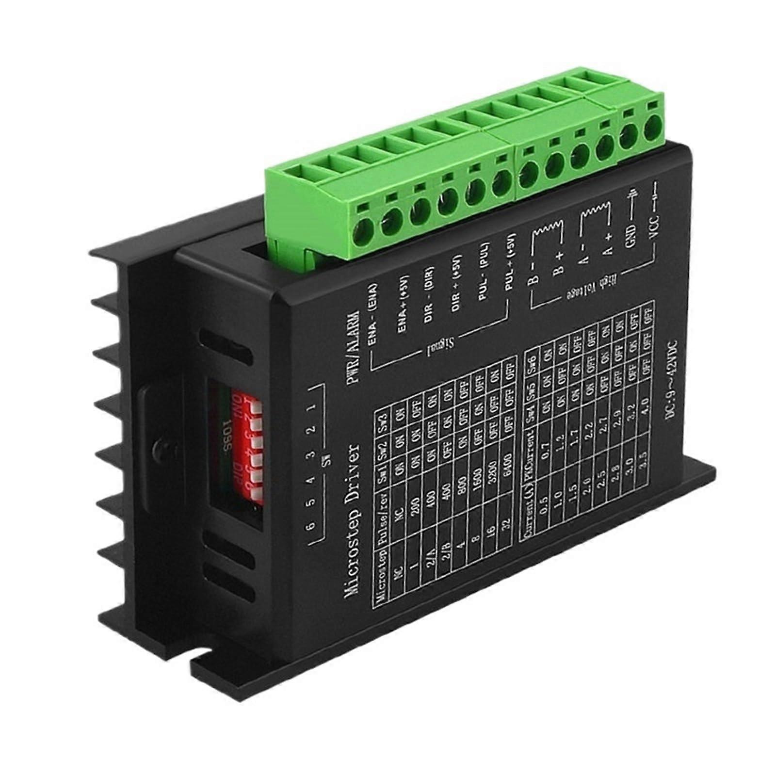 TB6600 Stepper Motor Driver 4A 42V  Torque Wide Voltage 32 MicroStep for CNC 2/4 Phase