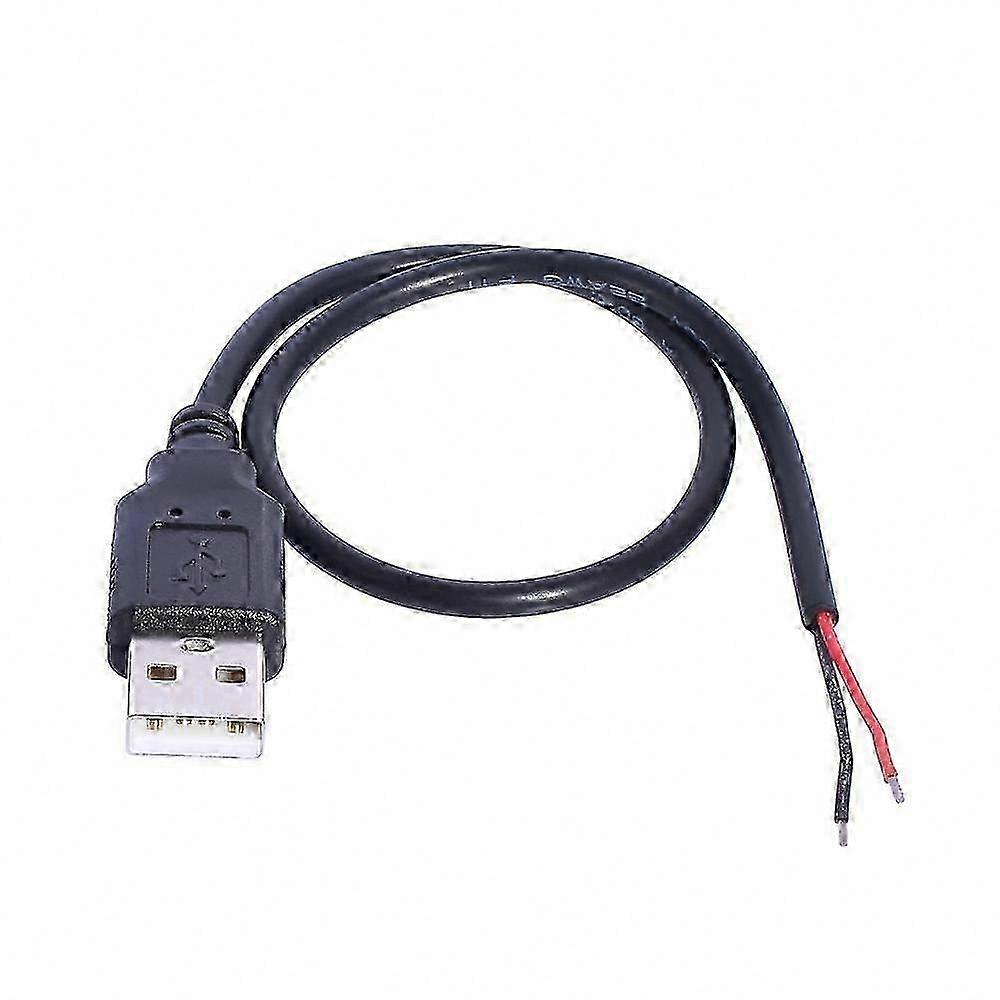 2-Pin USB Cable Connector for Electronics Maintenance and Charging Extension Cord Male/Female Adapter Wire