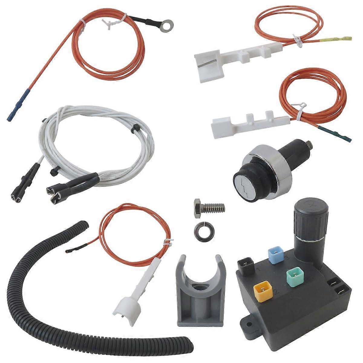 Grill Igniter Kit Complete Set for Weber Gas Grill Reliable Spark Ignition Replacement