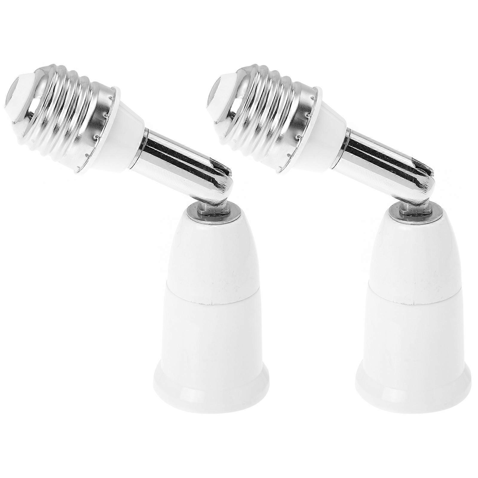 Durable Lamp Bulb Adapter E27 to E27 for Home with 2Pcs Converters