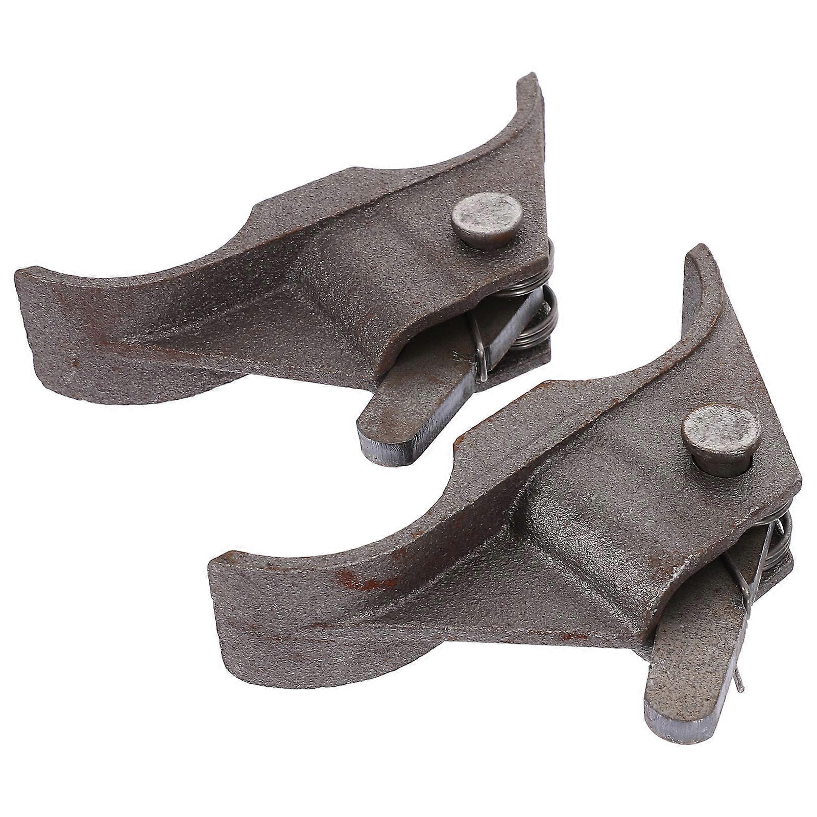 Scaffold Crossbar Clamp Stable for Enclosure Installation 2Pcs Silver