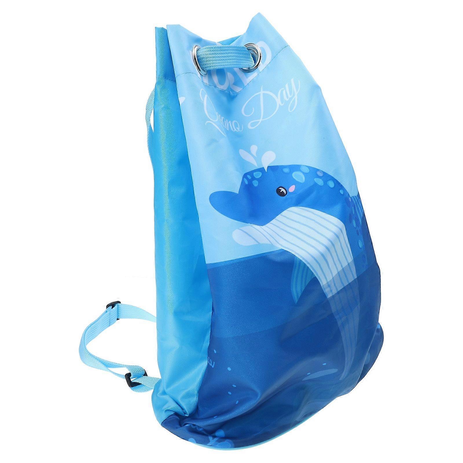 Kids Swim Bag Beach Drawstring Backpack for Storage Use
