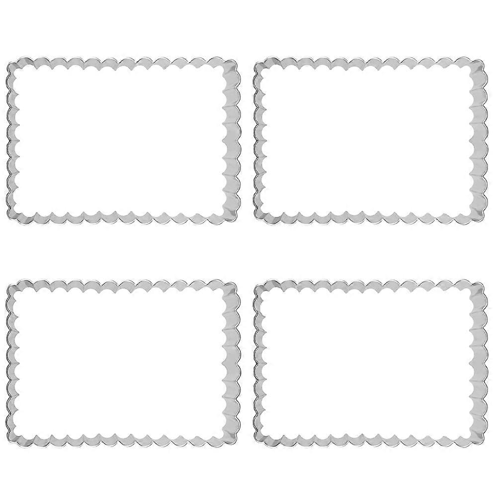 Fruit Cutters Rectangle Shape Diy Crafts Cake Making Safe And Vegetable 4Pcs