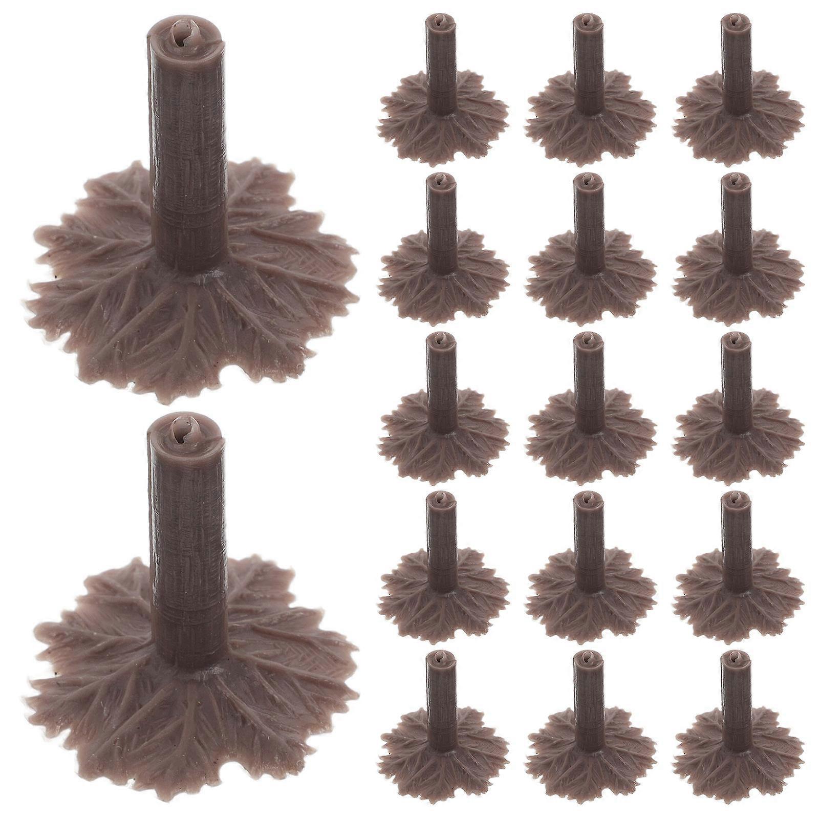 Plastic Tree Base Model Trees Base for DIY Architectural Scenery 50Pcs