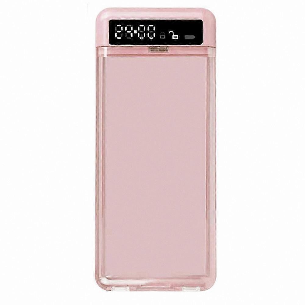 Timer Lock Box with LCD Display for Phone Control and Self-Discipline