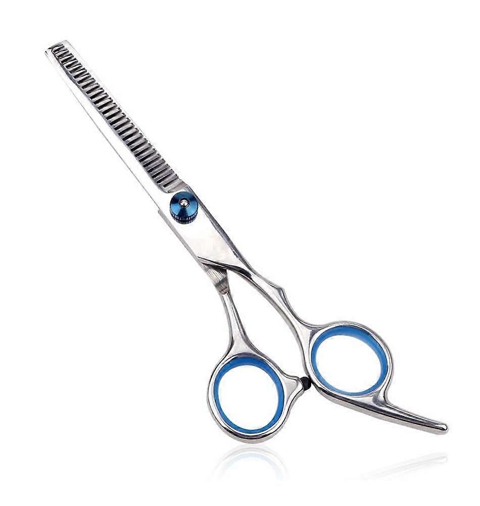 Tesoura de corte de cabelo profissional de 6,5 polegadas em aço inoxidável com cabo ergonômico.