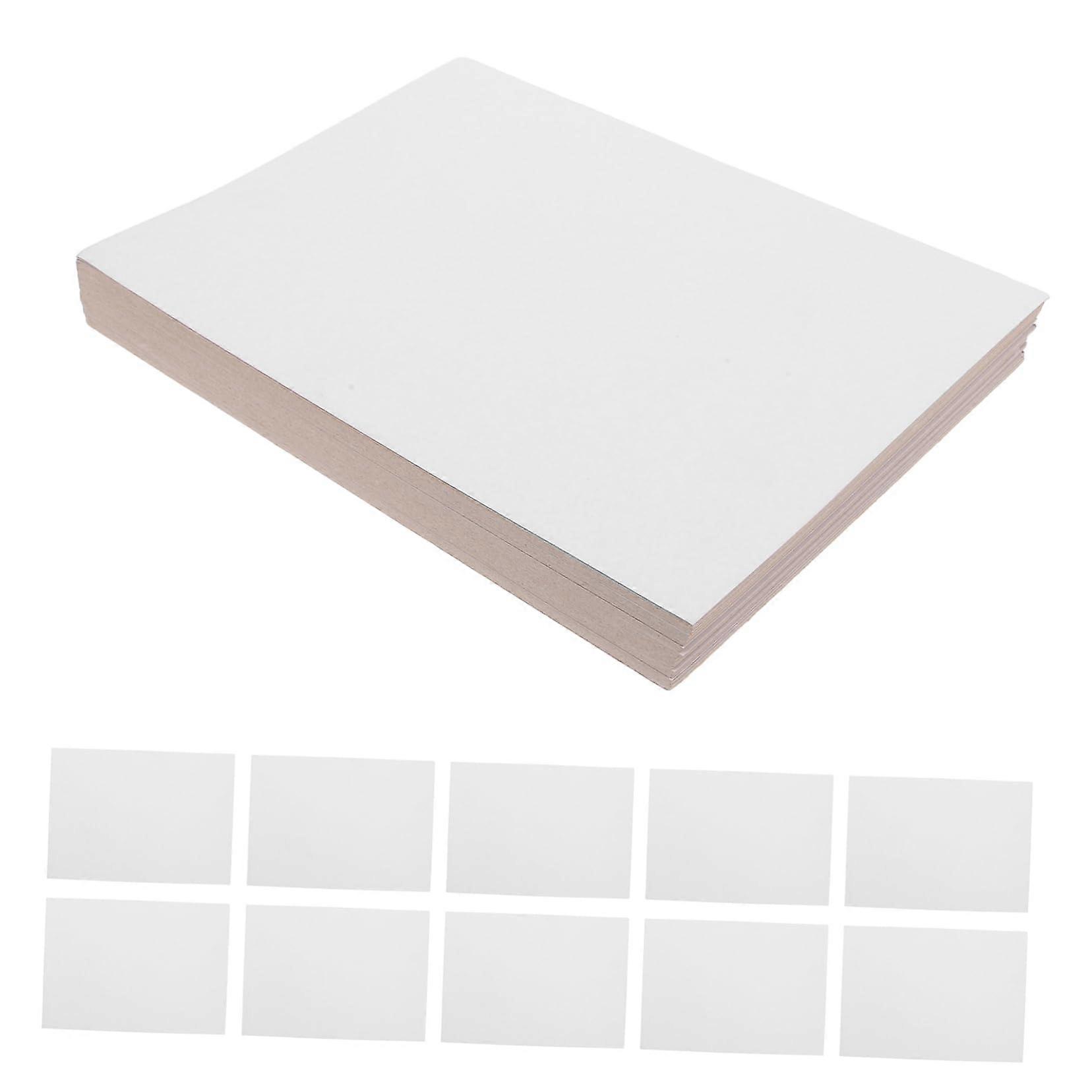 100pcs White Cardboard Shirt Inserts for Packaging, Wrinkle Support, Durable Form Boards
