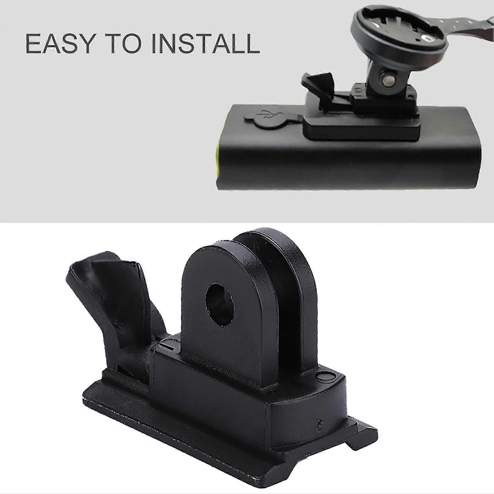 Adapter Front Flashlight Computer Bicycle Bike Holder Light Mount Plastic for