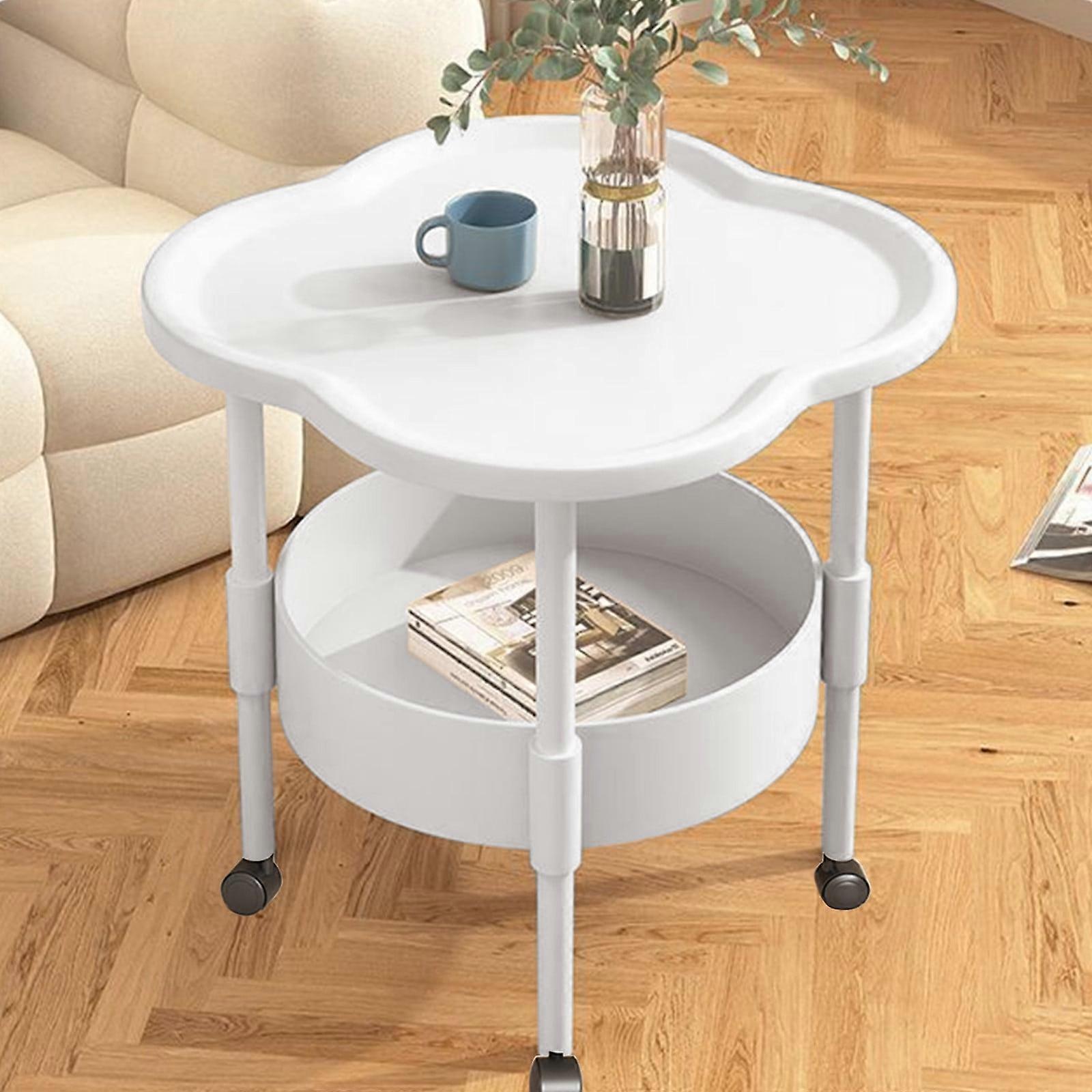 Tall Nightstand With Wheels Mini Table Easy Small Apartment Bedside Table Small Table End Table Bedside Table