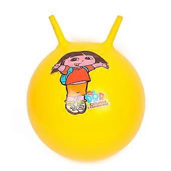 1pc espessa bola de salto inflável exercício bola de salto bola bouncy bola punho bola para crianças do jardim de infância (cor aleatória)