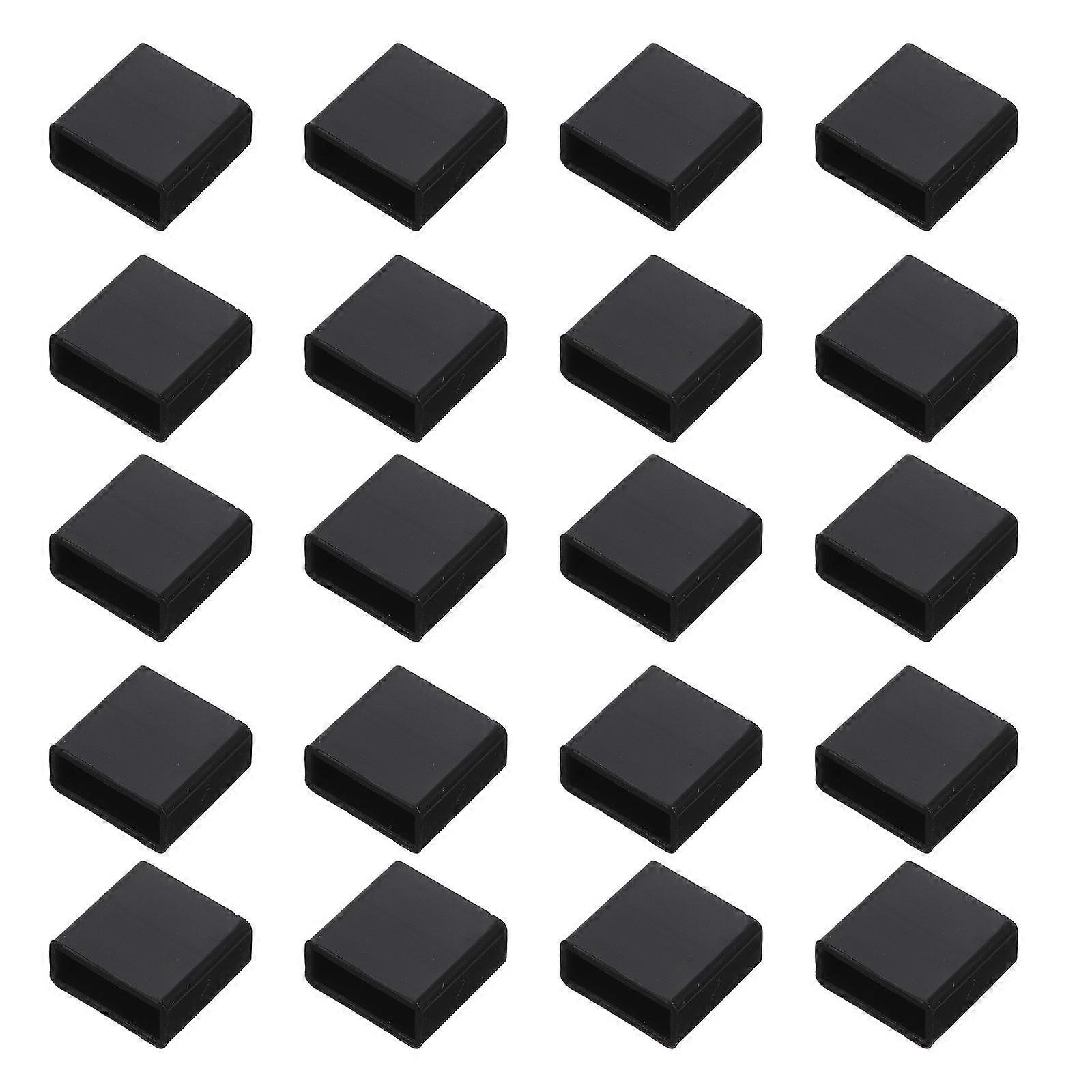 USB Male Dust-Proof Plug Shell Protector Caps for Data Line Cable 80Pcs