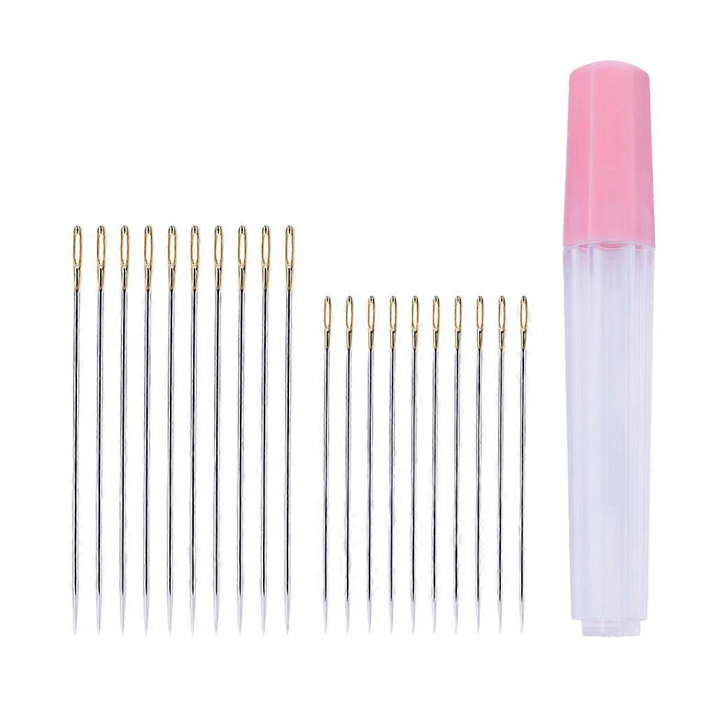Large Eye Stitching Needle Sewing Needles for Stitching Use 20Pcs Kit