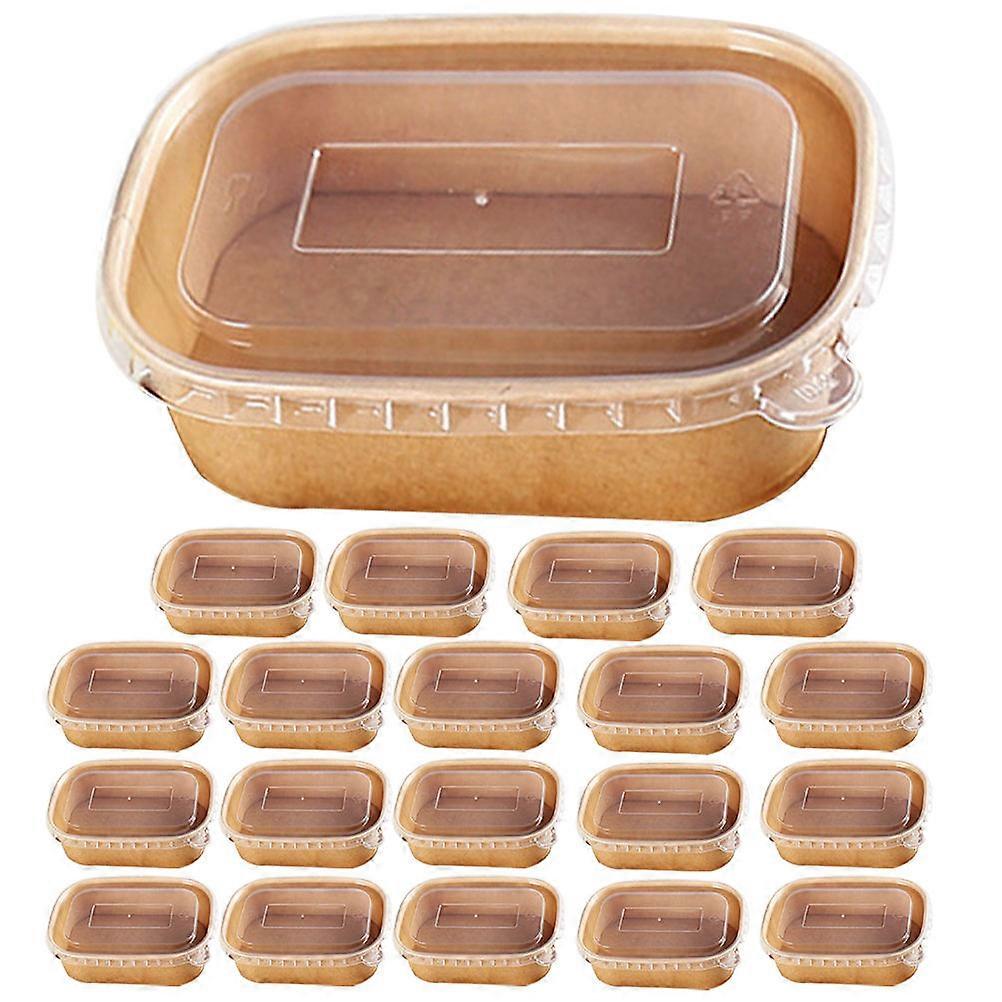 Kraft Paper Lidded Packaging 20Pcs