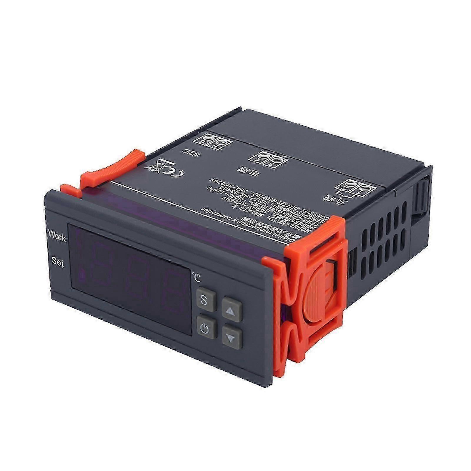 Mini Digital Temperature Controller 10A LCD Display Thermostat for Refrigerators Farms