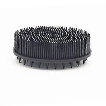 Silicone Shampoo Shower Brush Household Use Adults Children Double-sided Massage Shower Brush compatible with Cleaning Dirt and Stains Soft