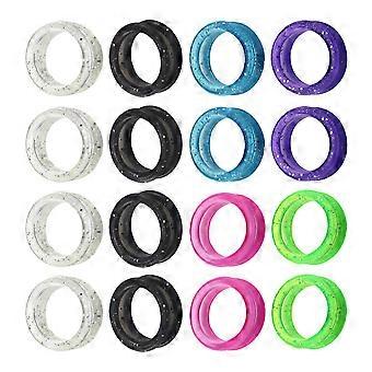 16pcs Coiffure Ciseaux Accessoires Animaux Grooming Ciseaux Boucles de couverture