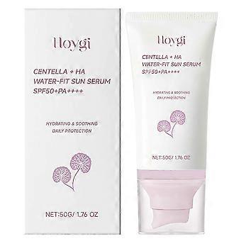 SPF50+ Centella Sunscreen Water-Fit Sun Serum Refreshing Centella Asiatica Sun Cream for Face and Body-tfd