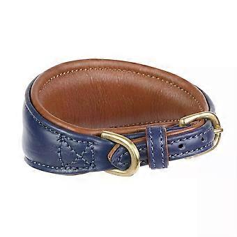 Shires Digby and Fox Padded Greyhound Collar - Navy