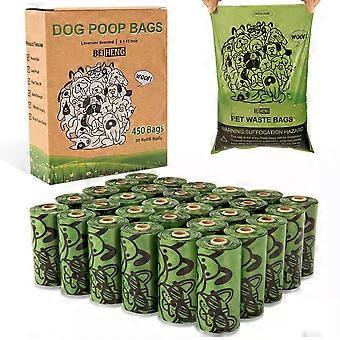 Dog Poo Bags - 450 Counts Biodegradable Thick Leak Proof Pet Poop Waste Bag