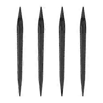 4 pezzi Dreadlock uncinetto a doppia estremità impugnatura ergonomica antiscivolo Dreadlock strumento ad incastro per acconciature fai da te