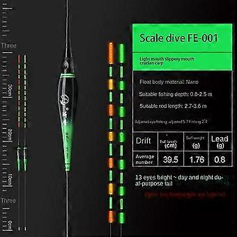 Spławik wędkarski Top Luminous Drift Tail Super Bright Night Fishing LED Inteligentne wrażliwe elektroniczne pływaki Boja Akcesoria zewnętrzne