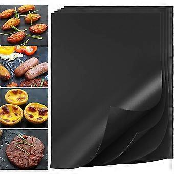 Grill Mat, 15.811.9 Inch En 0.2mm Dikte Fda-goedgekeurd Bbq Matten100% Non-stick Grill Padseasy Schoon Herbruikbaar Heavy Duty Grill Papier, elektrische Gas Char