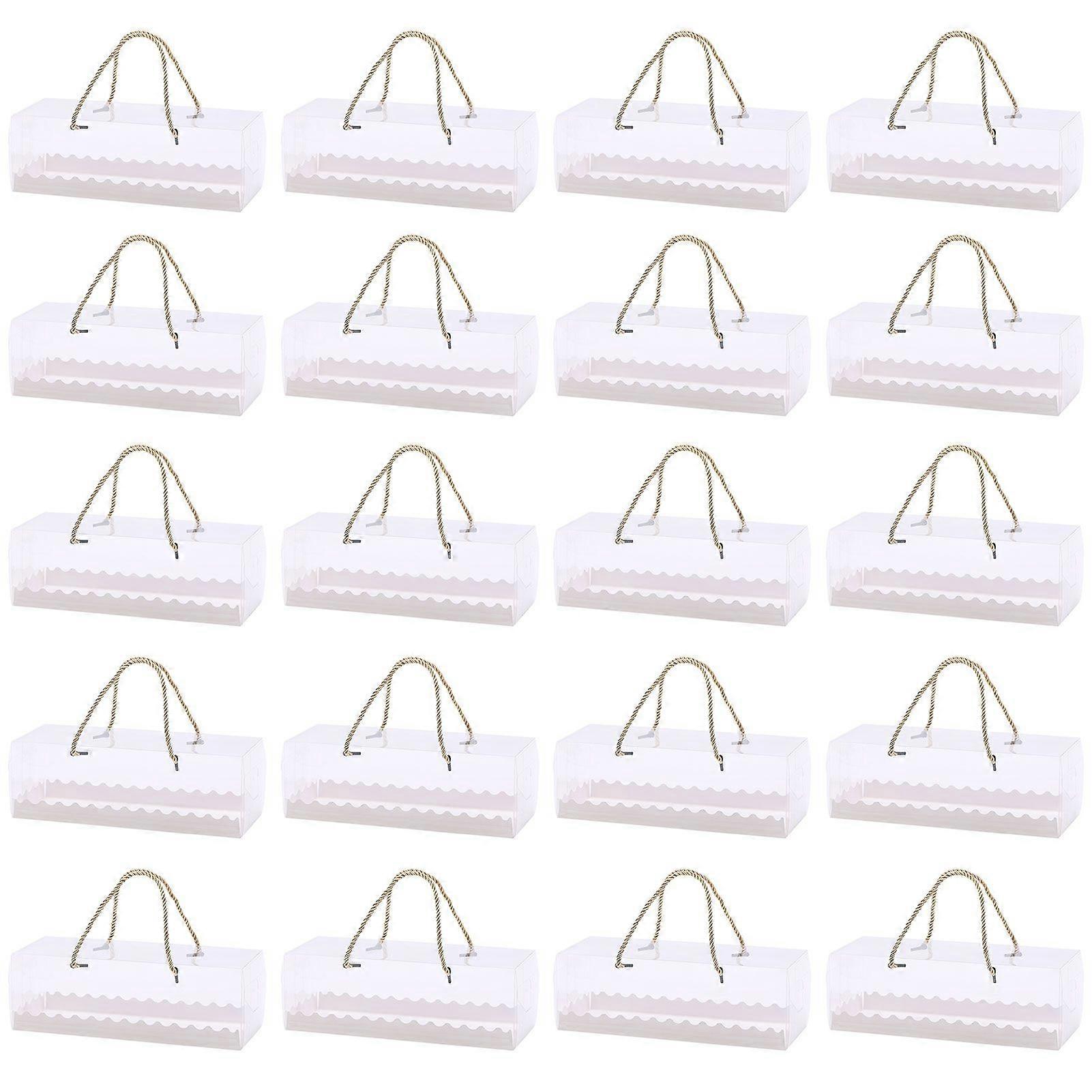 Boîtes à gâteaux portables, faciles à assembler, transparentes ...