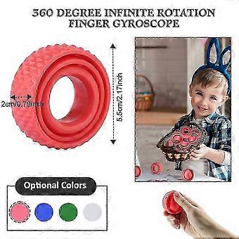 Rød O-ring spinnerleke stressavlastning og fingerfidget