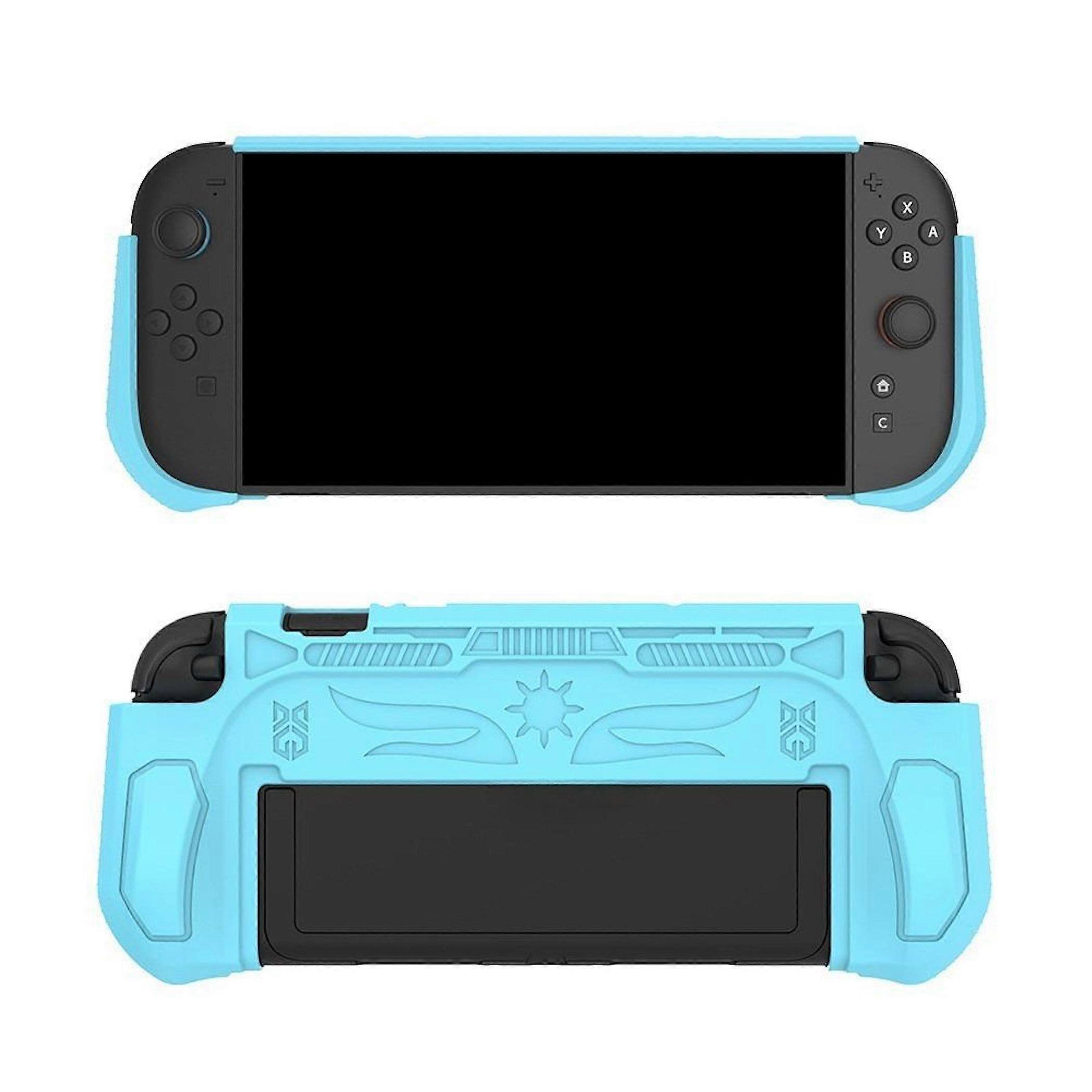 Shockproof TPU Protective Case with Grip Design for Nintendo Switch 2, Blue