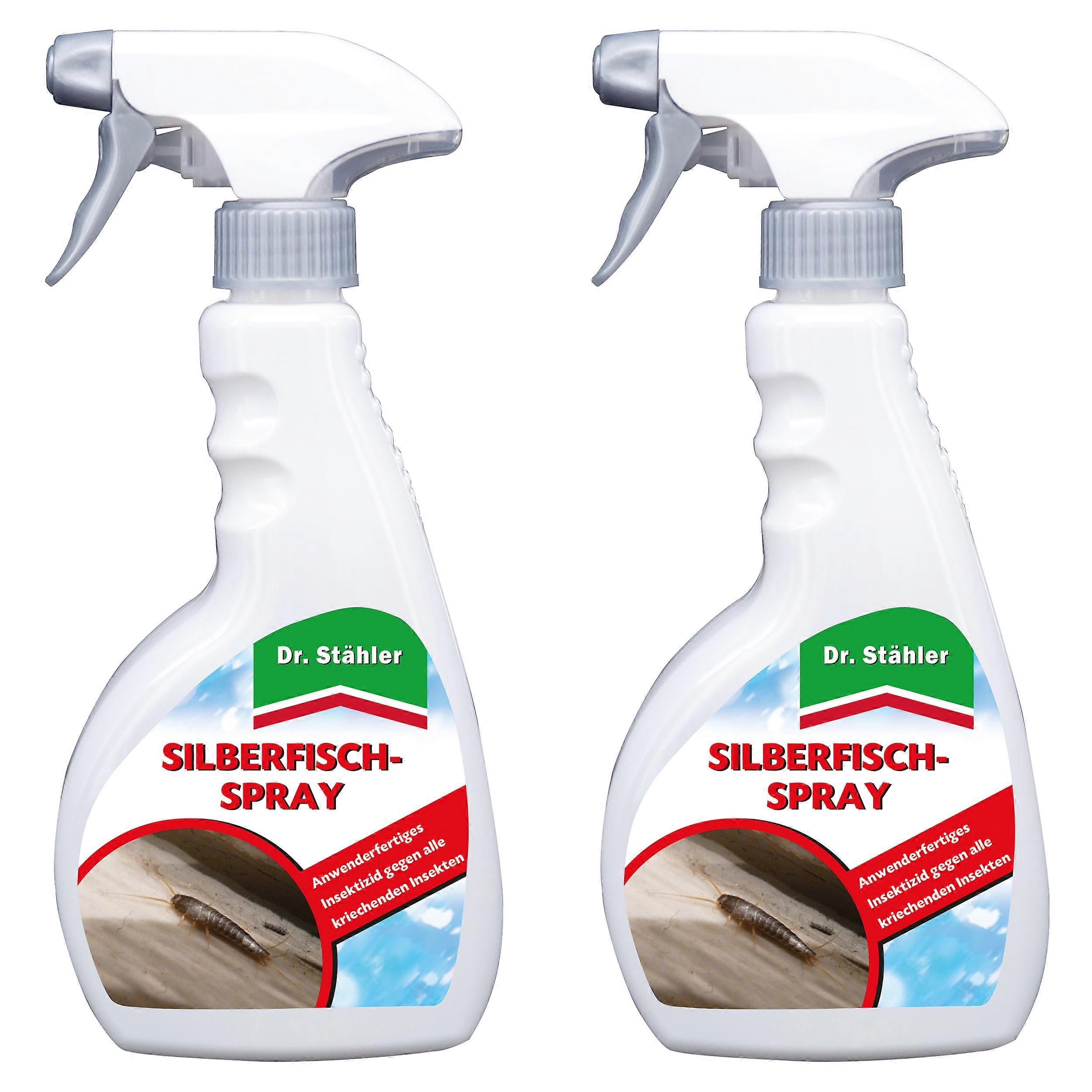 2 x DR. STÄHLER silverfish spray, 500 ml
