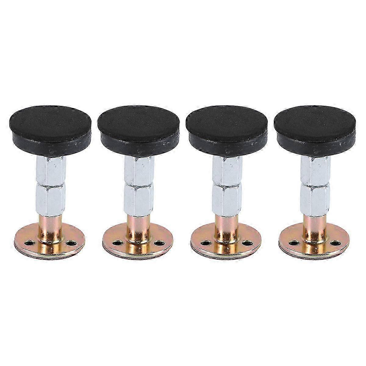 Metal Bedside Fixator Adjustable Wall Stabilizer for Bed Use 4Pcs