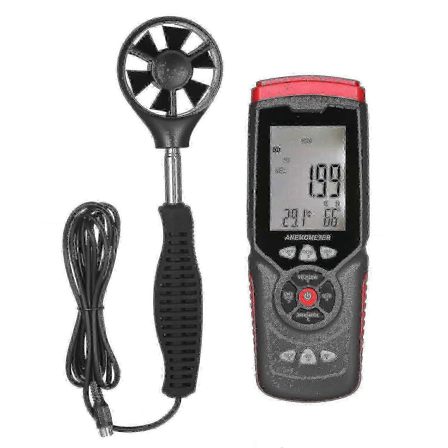 Multifunction Anemometer With Removable Auxiliary Fan
