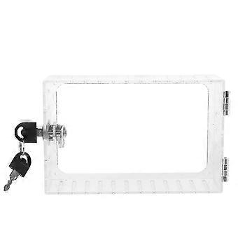 Thermostat-Schließkasten Kunststoff-Thermostatschutz-Wand-Thermostat-Schutzkasten mit Schlüssel