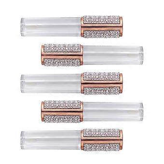 Lip Color Container Round Lipstick Tubes for Storage 10Pcs