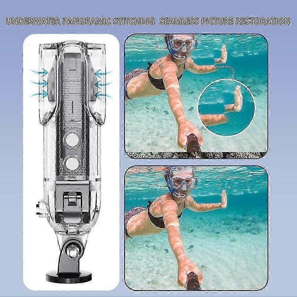for INSTA360 X3 Transparent Waterproof Protective Case Diving Case