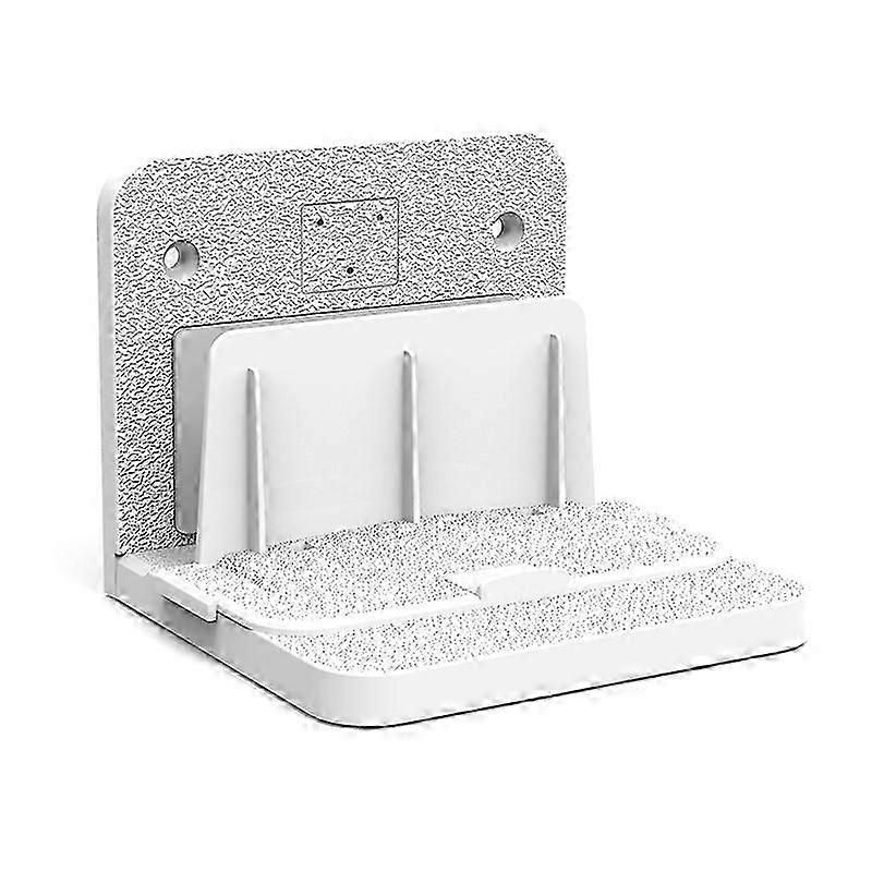 prodef Wall-Mounted Bracket, Set-Top Box Bracket/Router/Optical Modem/Switch/Wireless Screen Device Universal Wall Mount White