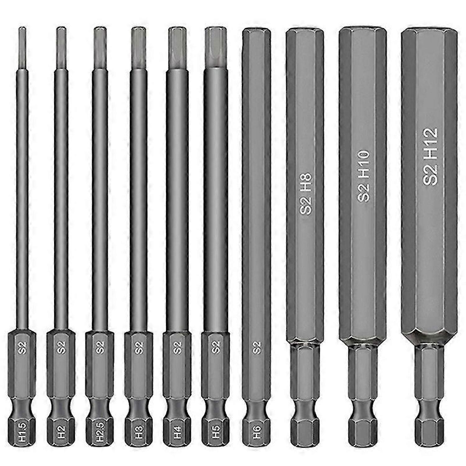 10-Pieceinner Hexagon Spanner 1.5-12Mm Wrench Socket