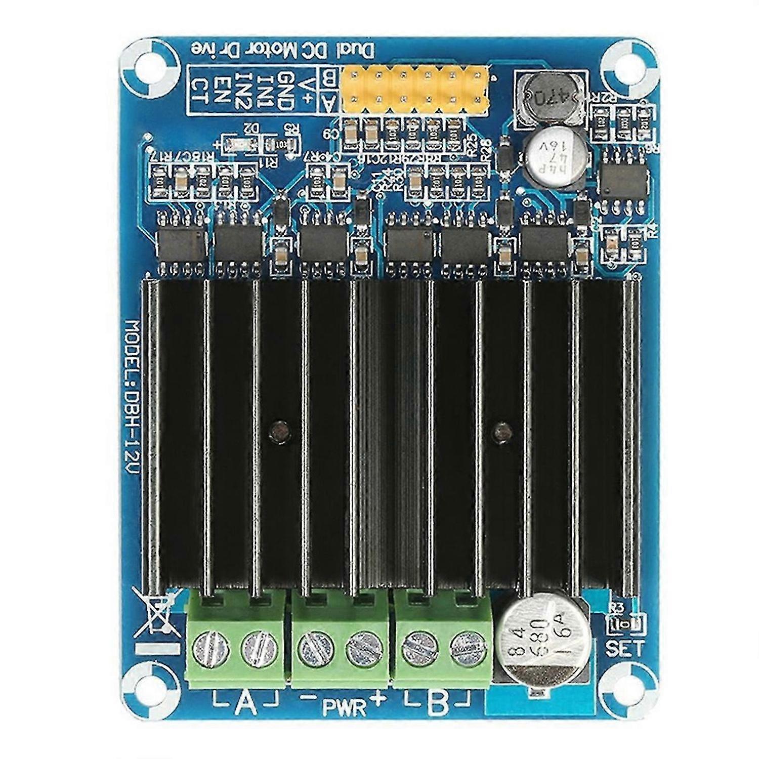 DC5-15V 30A 2-Channel H Bridge Motor Driver Module Controller DHB-01A