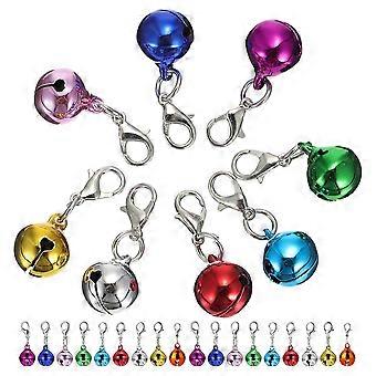 Pet Bell Metal Pendant for Collar Crafting 45Pcs Assorted Color Small Bells