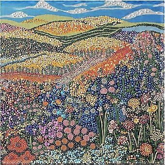 Jigsaw Pretty Flowers Square Puzzle Game Night  Pixel Flowers CYQL-738