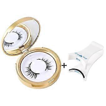 Magnetic Glue-free 3 Magnetic False Eyelash Set with Clip Collection 1 Pair Reusable Magnetic False Eyelashes