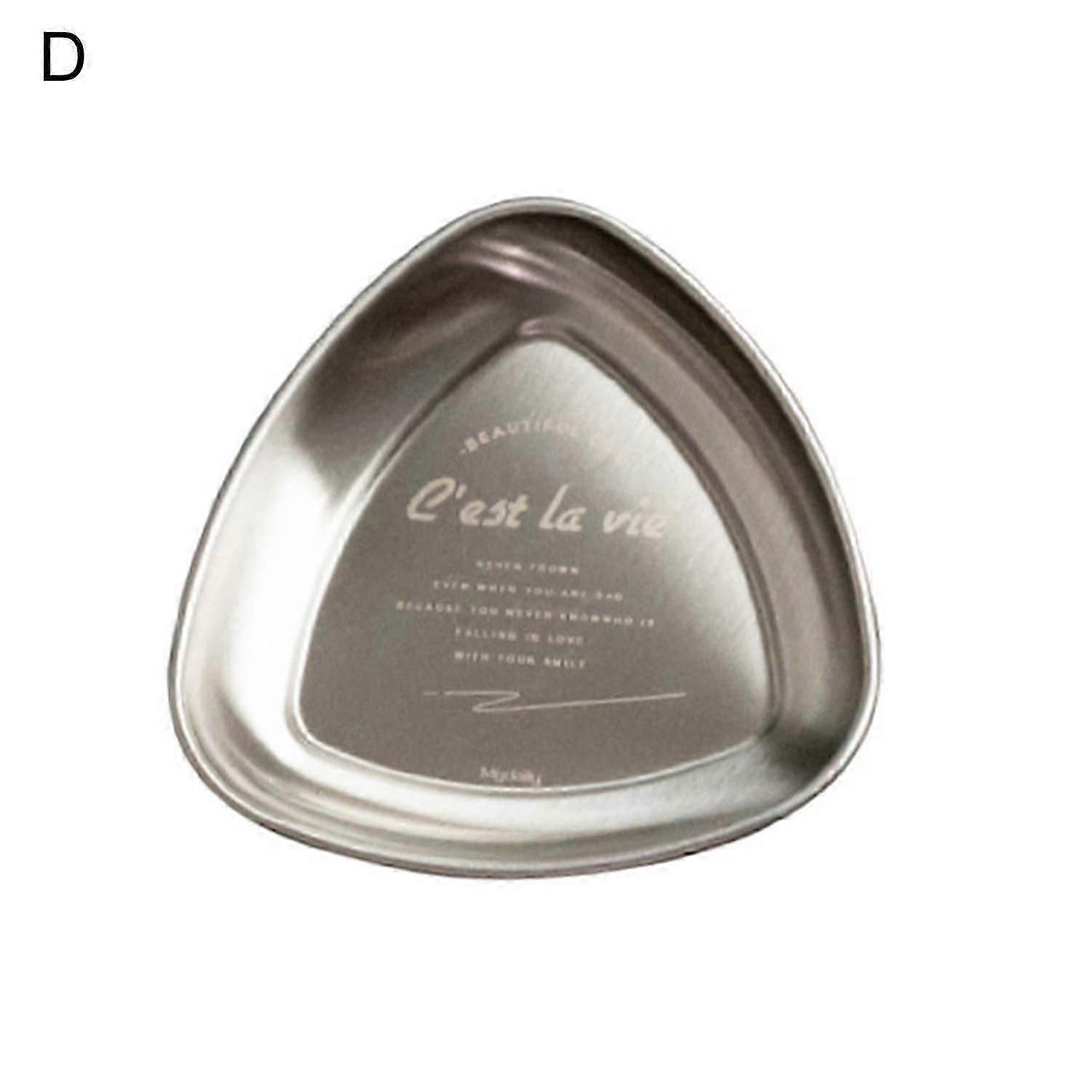 Stainless Steel Anti-rust Stackable Seasoning Plate with Heightened Edge