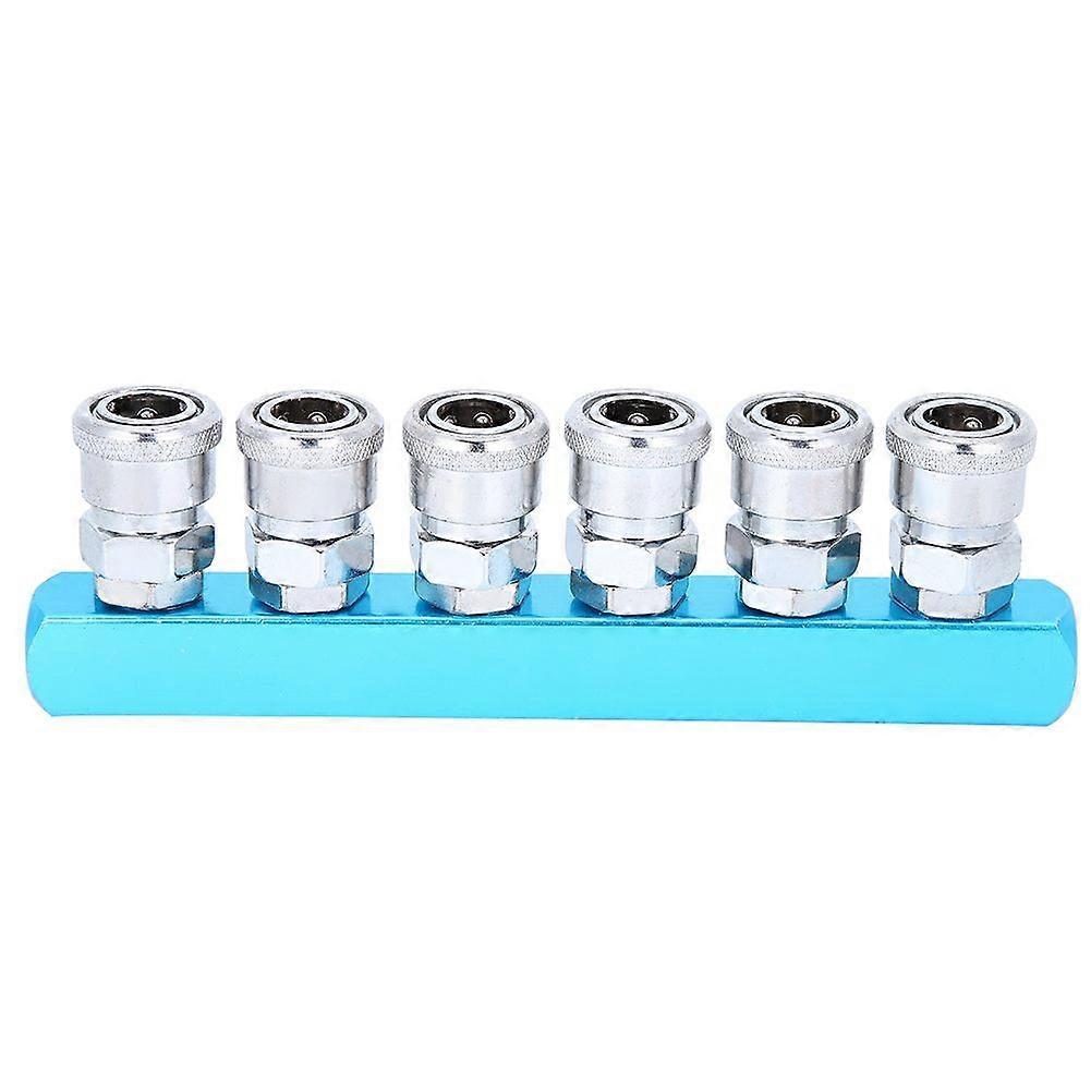 Air Compressor Quick Connector Quick Connect Socket C‑Type Fast Coupler Aluminum Alloy