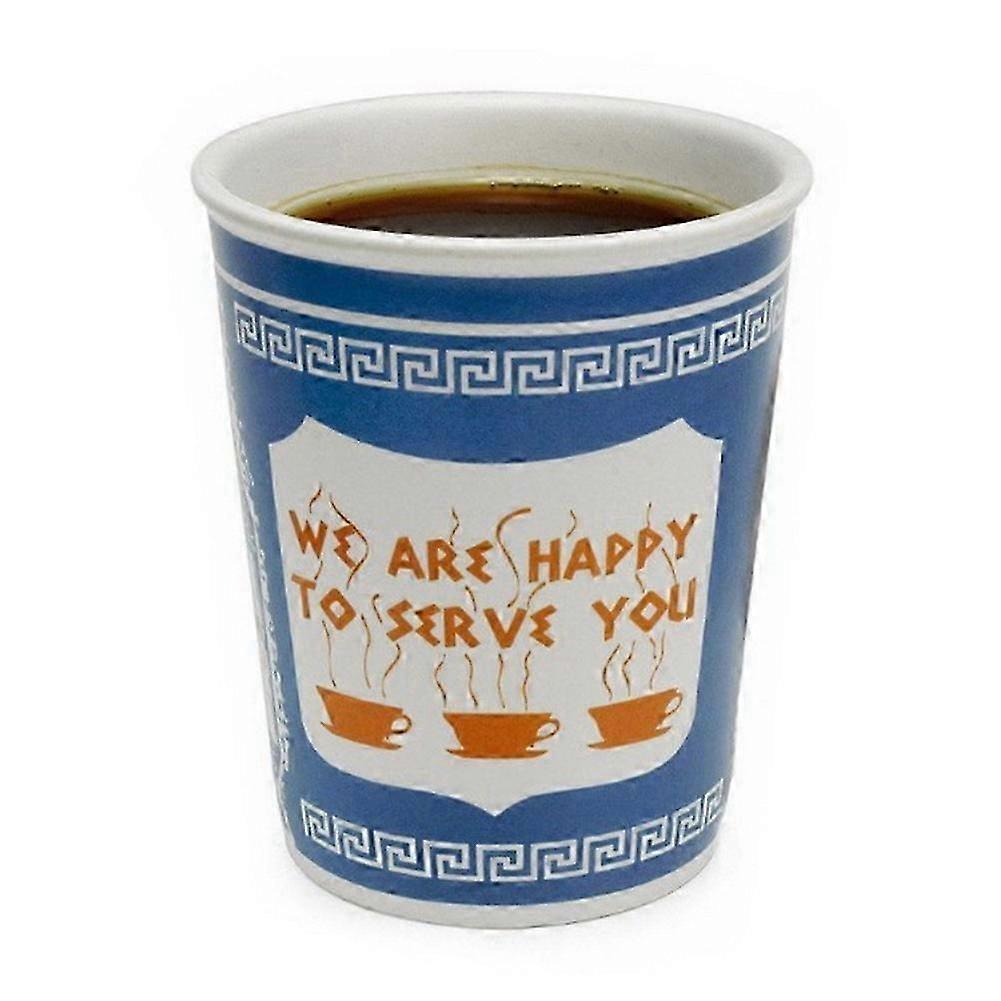 Blue White Ceramic Coffee Cup 10oz