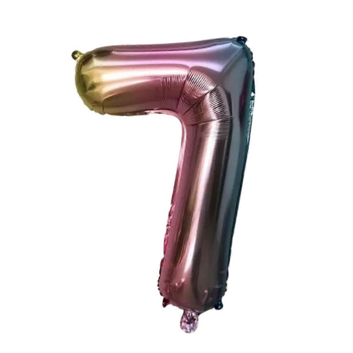 Rainbow Gradient 3D Foil Balloon