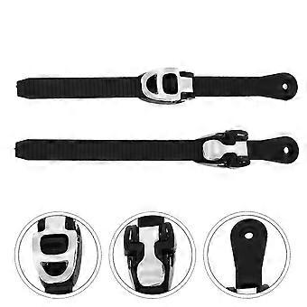 2Pcs Universal Skates Shoes Fixed Straps Adjustable Roller Skates Fixed Buckles